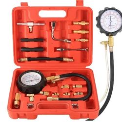 DASBET 0-140PSI Fuel Injector Injection Pump Pressure Tester Gauge Kit Car Tools
