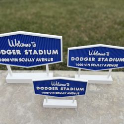 Welcome To Dodger Stadium Sign
