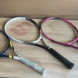 Tennis Racket and Tennis Balls