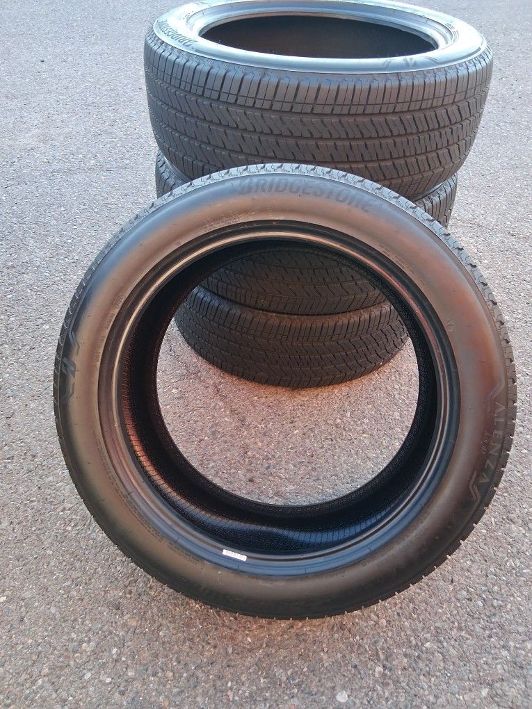 2025 ONLY TIRES 275/50/R22 BRIDGESTONE ALENZA 99 % DOT 3124 $ 950