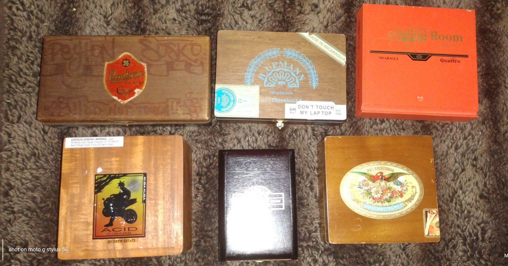 6 Cigar Cedar Boxes