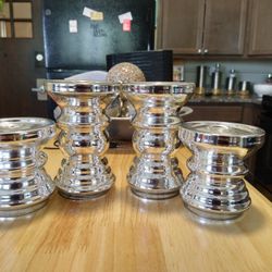 Silver Candle Holders