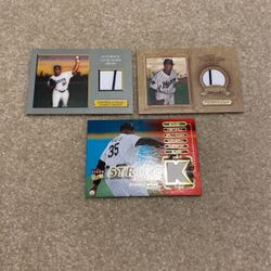 3 Dontrelle Willis Game-Used Relic Cards- Florida Marlins