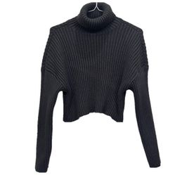 Garage turtleneck sweater grey medium