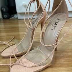 Lace Up Heels Size 6