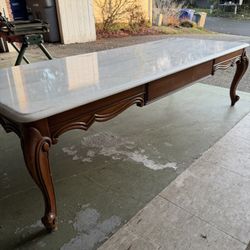 Marble Table French Provincial 