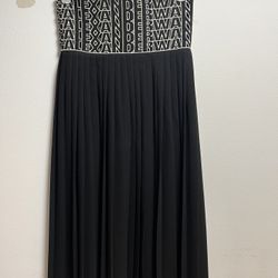 Alexander Wang Logo Embroidered Pleated Skirt 