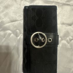 Black Coach Wallet