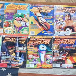 Retro Nintendo power Magazine Collection