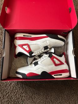 Air Jordan 4 Red Cement Sneakers