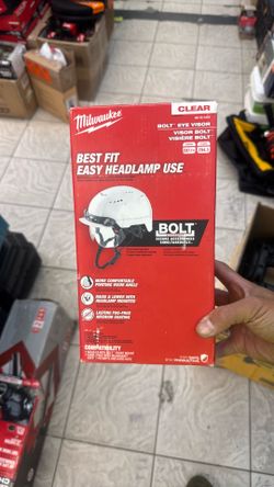 Milwaukee clear bolt eye visor