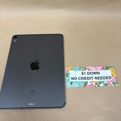 Apple IPad Pro 11 Inch 1st Gen Tablet - Only $1 Today Pay The Rest Later! 
