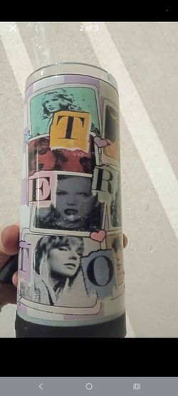 Taylor Swift Tumbler WITH Bluetooth speaker connected