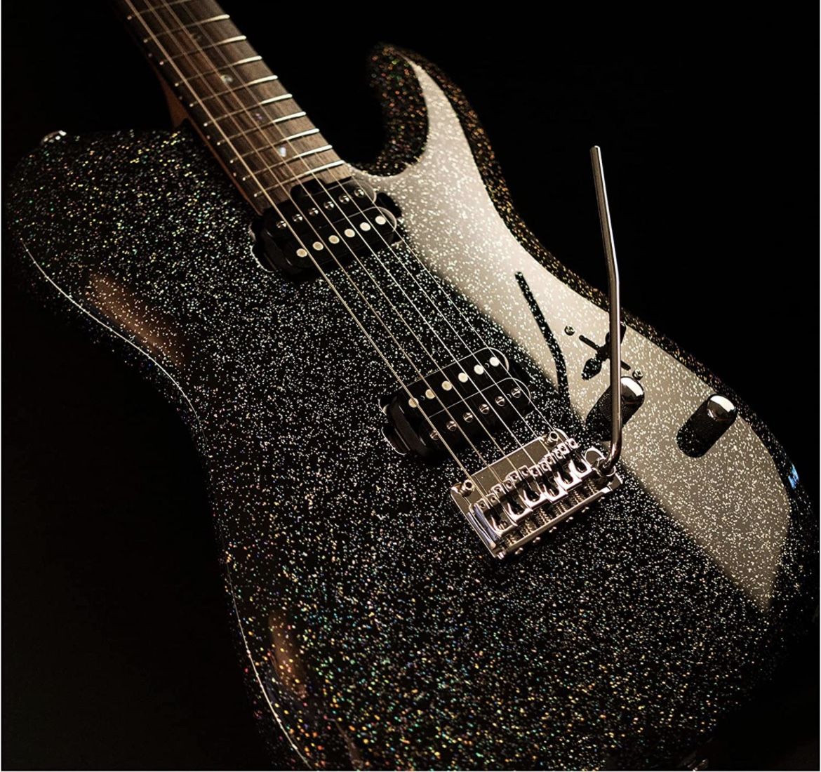 M MUSI Virgo Fusion Electric Guitar Coil Split Humbucker Pickup Solid Body Electric Guitars, Rounded End Stainless Steel Frets, Mahogany Body, Roasted