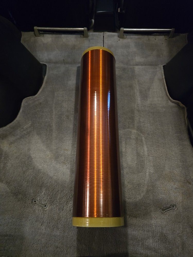 Large Tesla Coil Secondary Coil 4 Feet By 6 Inches