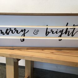 Decoration sign (turn it and it’s another sign)