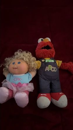 Elmo and CPK toys collectibles