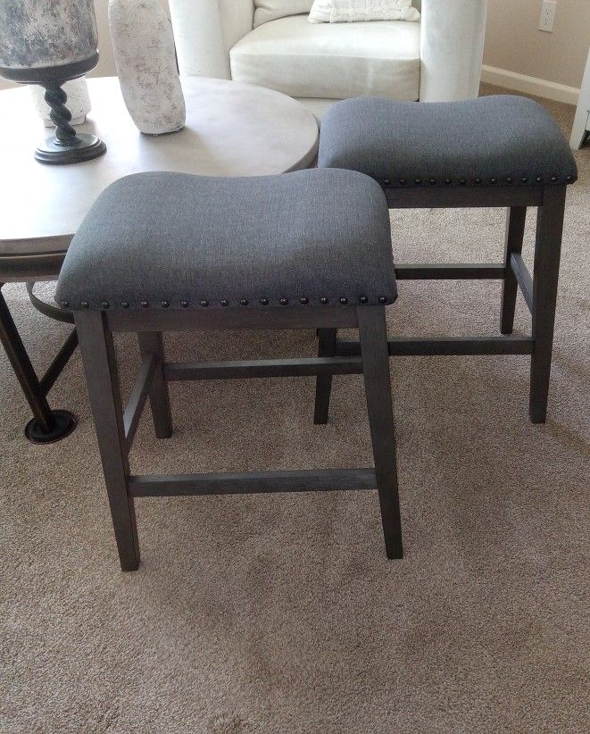Counter Stools 24" Tall. Both For $35.00