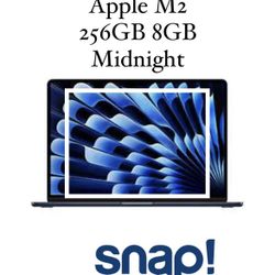 MacBook Air (15-inch) - Apple M2 Chip with 8-core CPU and 10-core GPU, 256GB - Midnight 