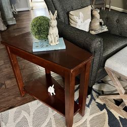 Nice solid two nightstands/end tables