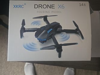 Brand New Folding Camera Drone + Controller & Carrying Case – $45