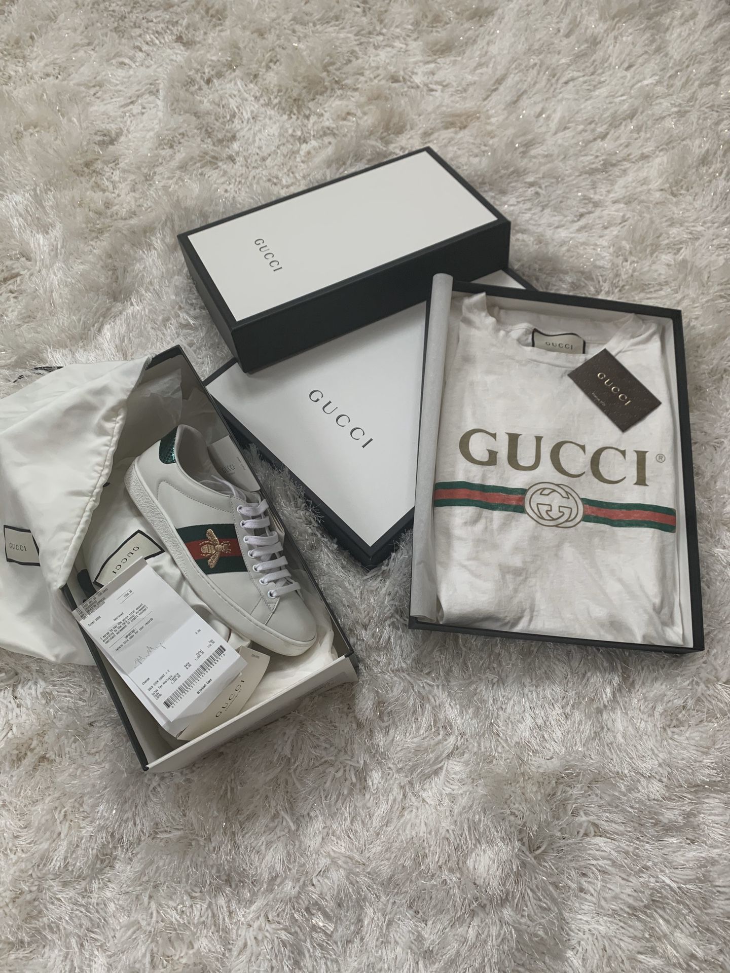 Gucci Shoes and Shirt