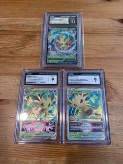 Leafeon CGC graded bundle - Pokemon Slavs