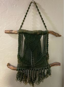 VINTAGE MACRAMÉ WALL HANGING HOME DECOR