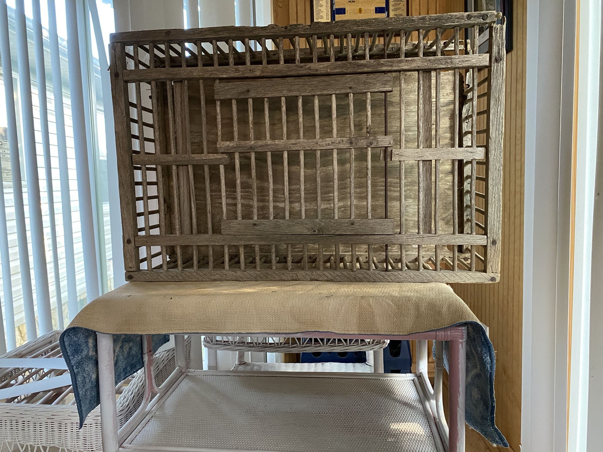 Antique Wood Chicken Coop