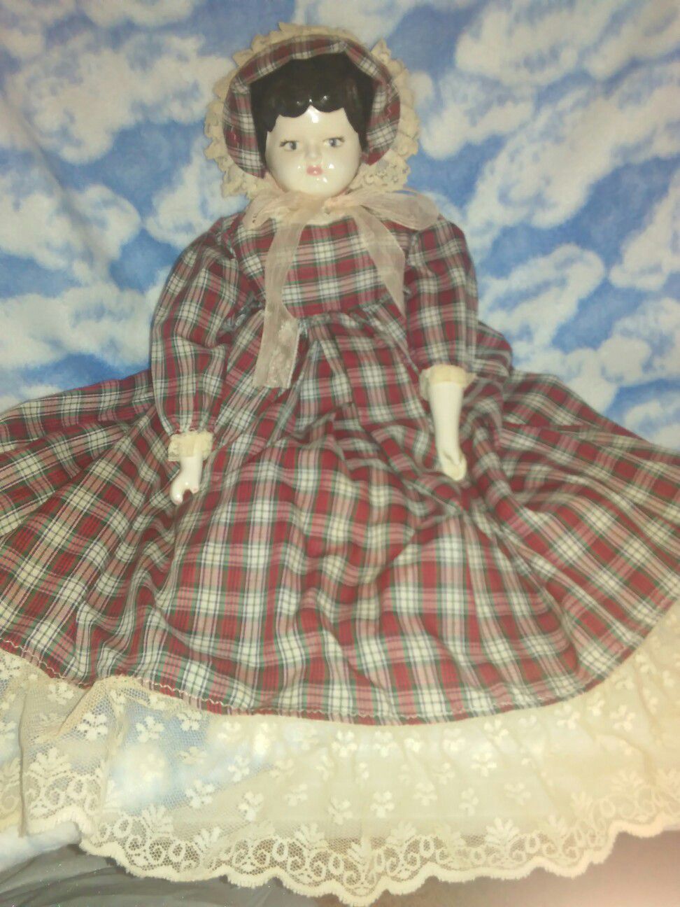 Antique Porcelain Glass Doll