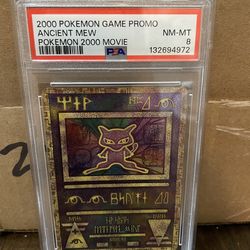 2000 POKEMON GAME MOVIE POKEMON 2000 MOVIE ANCIENT MEW PSA 8
