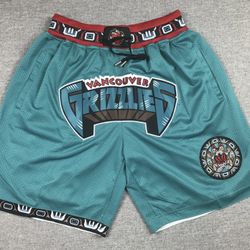 “JustDon” RETRO MEMPHIS GRIZZLY SHORTS