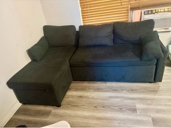 Pull out couch with storage