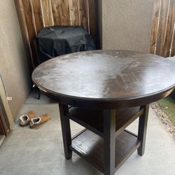 Bistro Wood Table