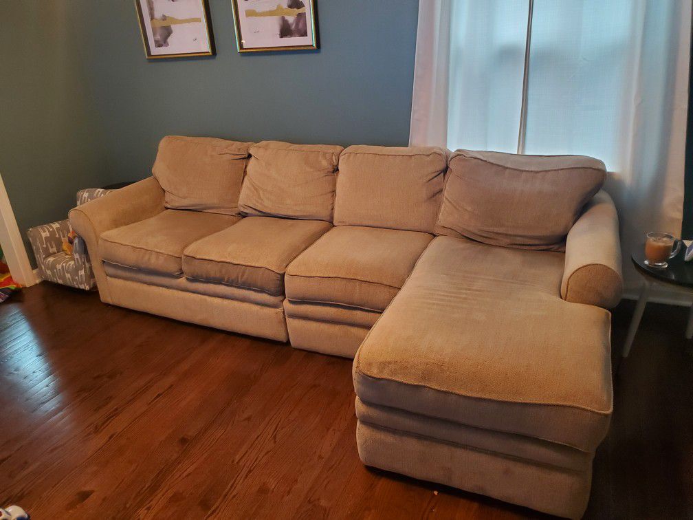 LA Z Boy L-Shaped Couch