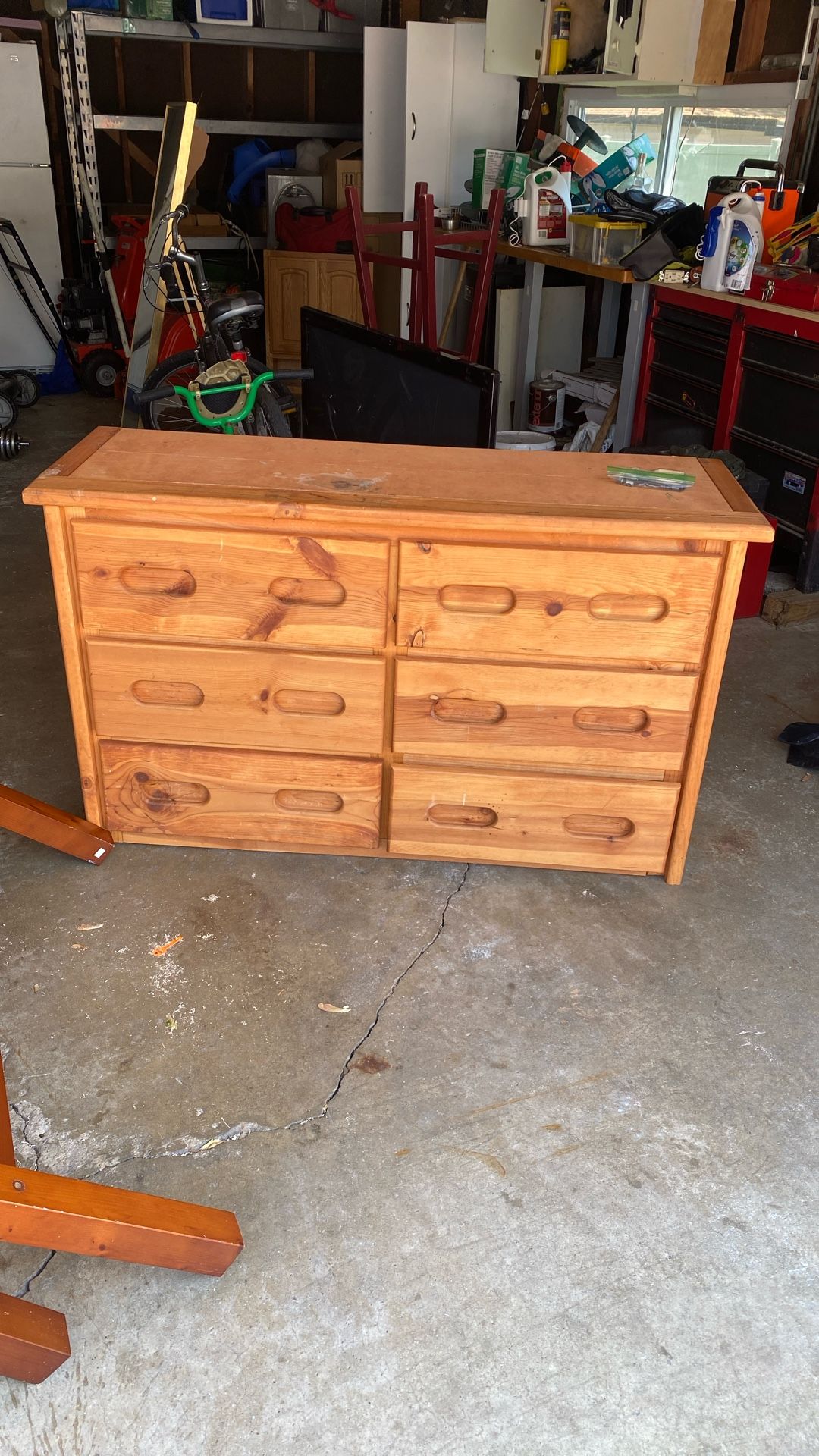 OBO 6 Drawer Wood Dresser For Kids
