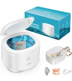 New! Jewelry Cleaner Ultrasonic Machine, BCOM 46kHz Professional Portable Ultrasonic  Cleaner for Dentures