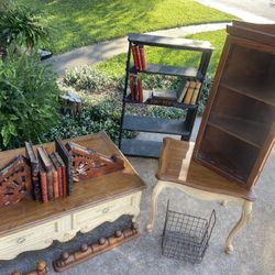 Antique Furniture And Books