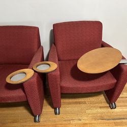 Unique Rolling Chair With Cup Holder And Table