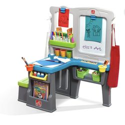 Kids Art and Easel Desk