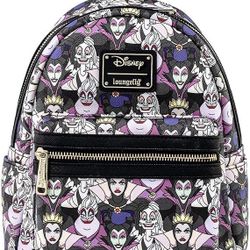NEW Loungefly Disney Villains Mini Backpack