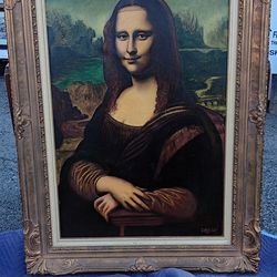 Mona Lisa painting