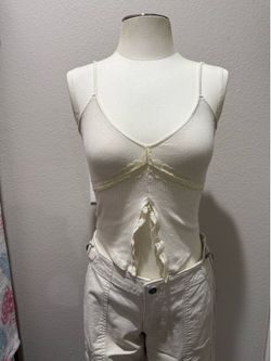 Hollister White Tank Top