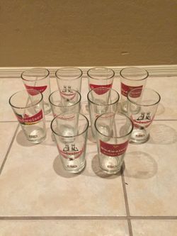 Budweiser glasses