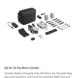 DJI AIR 2S Fly More Combo With Insta360 Sphere Package Deal