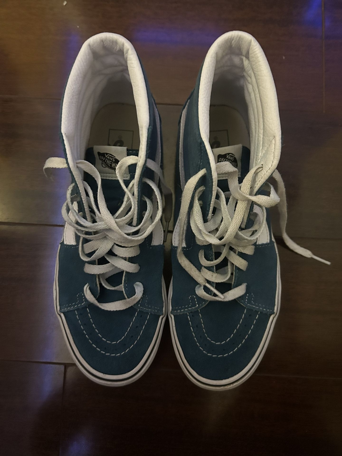 Blue High Top Vans