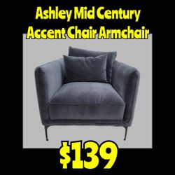 New Ashley Mid Century Accent Chair Armchair: Njft