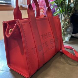 The Tote Bag Red Purse Marc Jacob’s