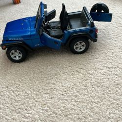 Toy Jeep Rubicon 1/18 Scale
