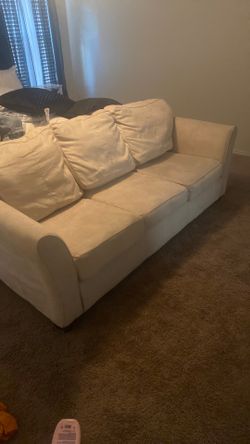 Suede Couch 